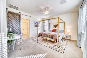 4 bedrooms, desk, iron/ironing board, travel crib - Goodyear Retreat w/ Heated Pool, Fire Pit & Near Goodyear Ballpark (Goodyear)