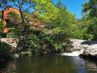 Beautiful River-front Villa with Natural Pool & Aircon