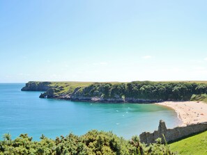 Beach - Honeysuckle Cottage-UKC3194 (Valast Hill, near Stackpole)