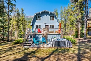 Terrace/patio - Auld Fox Lodge | Hot Tub | Steam Shower| Fireplace (Panorama)