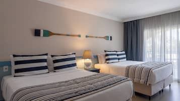 Minibar, in-room safe, desk, blackout curtains