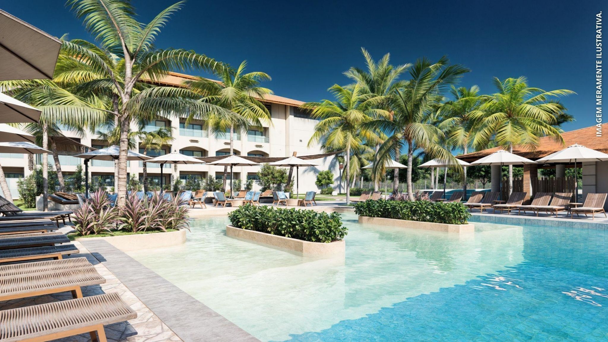 2 buitenzwembaden, parasols bij het zwembad en ligstoelen