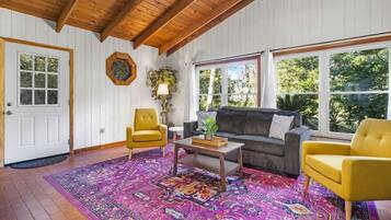 Télévision, cheminée