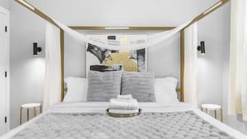 4 chambres, fer et planche à repasser, accès au Wi-Fi (inclus)