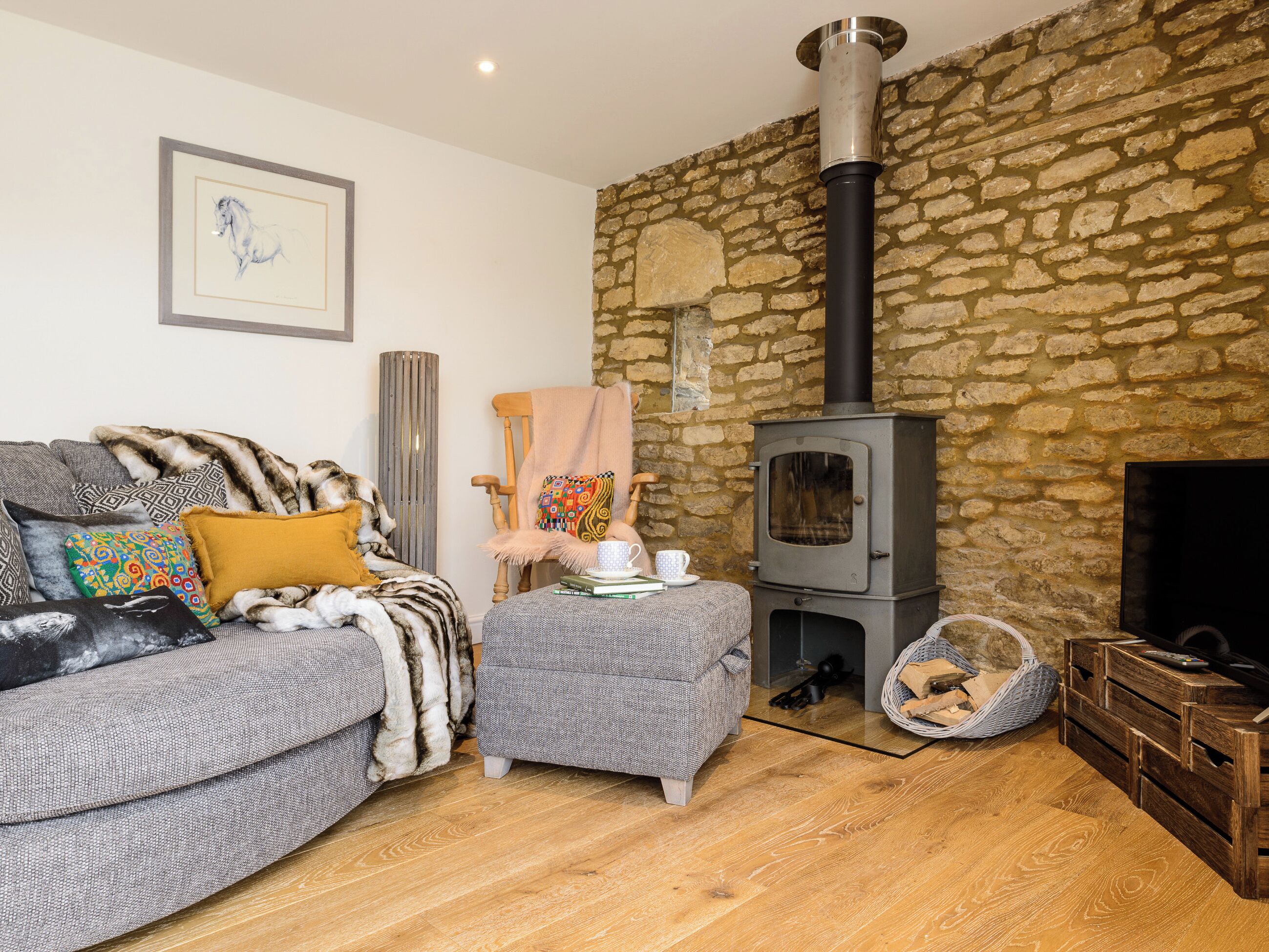 Living area | Barn End - Woodcock Farm, Old Sodbury, near Bristol