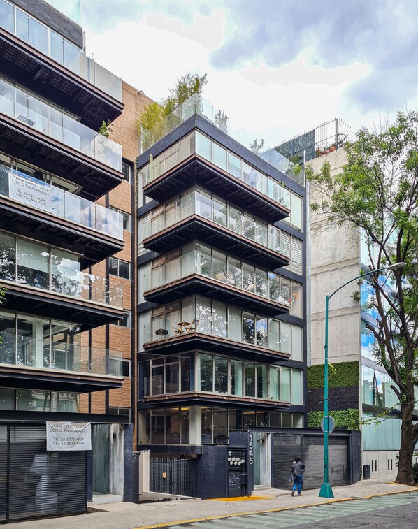 Fachada del alojamiento