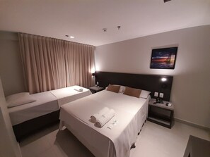 Free WiFi, bed sheets - Miramar Qualitè Studio Praia (João Pessoa)