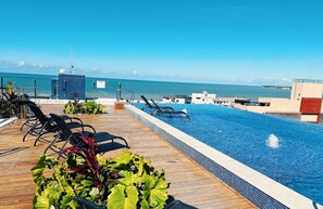 Outdoor pool - Miramar Qualitè Studio Praia (João Pessoa)