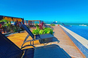 Terrace/patio - Miramar Qualitè Studio Praia (João Pessoa)