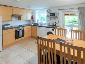 Dishwasher, high chair, cookware/dishes/utensils