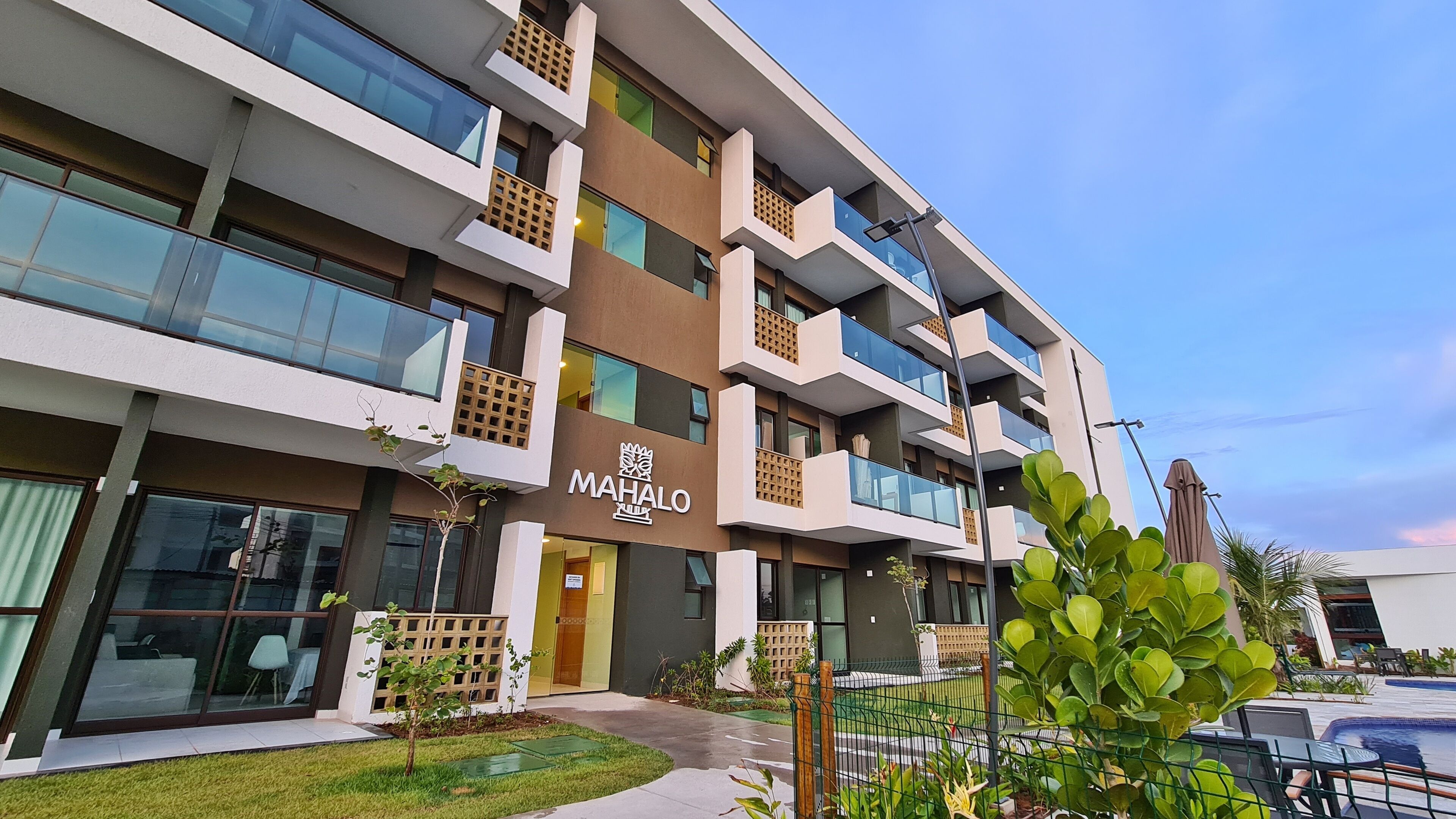 Overnatningsstedets facade