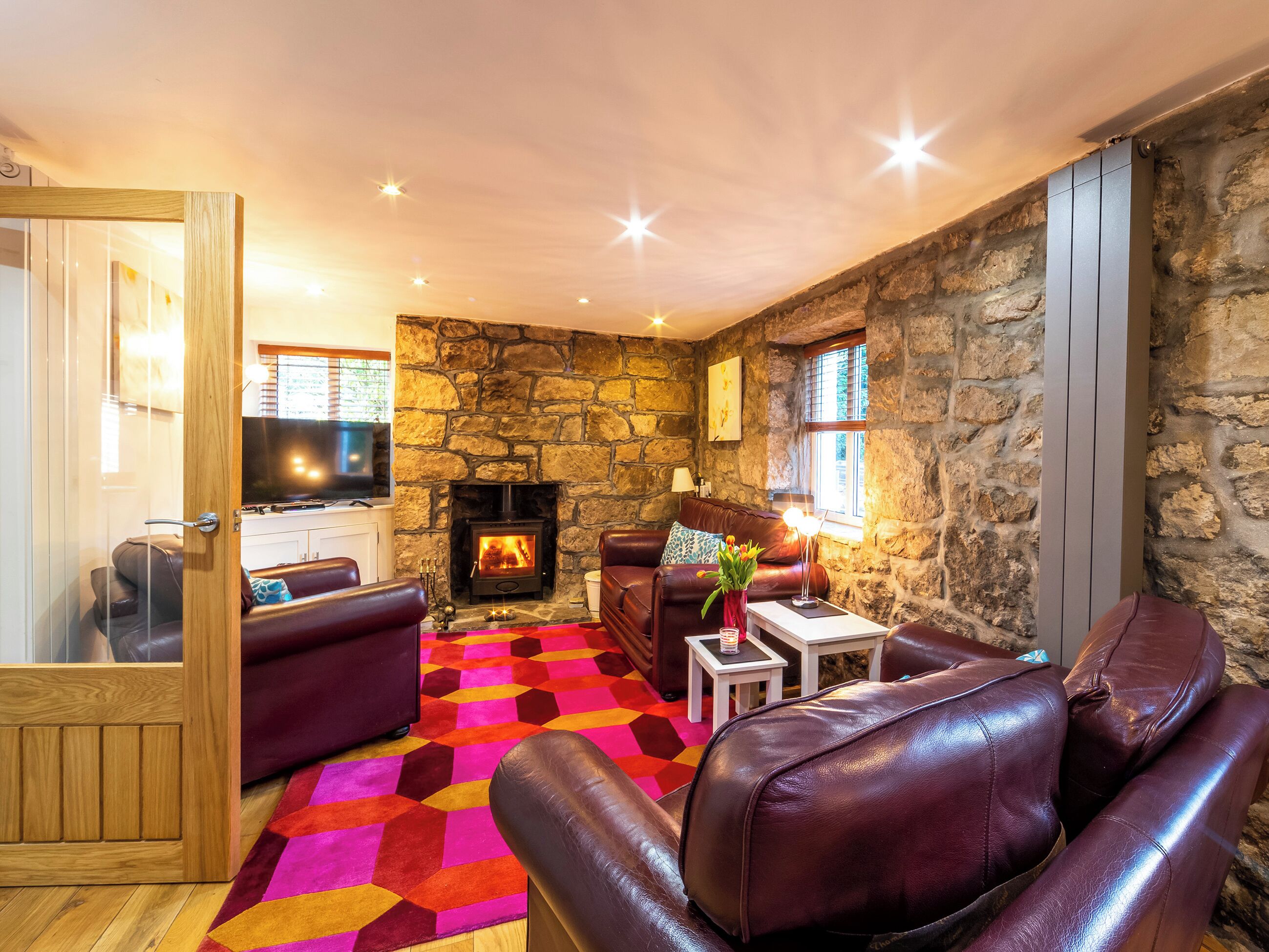 Welcoming living room | Foxes Reach, Catbrook, near Tintern