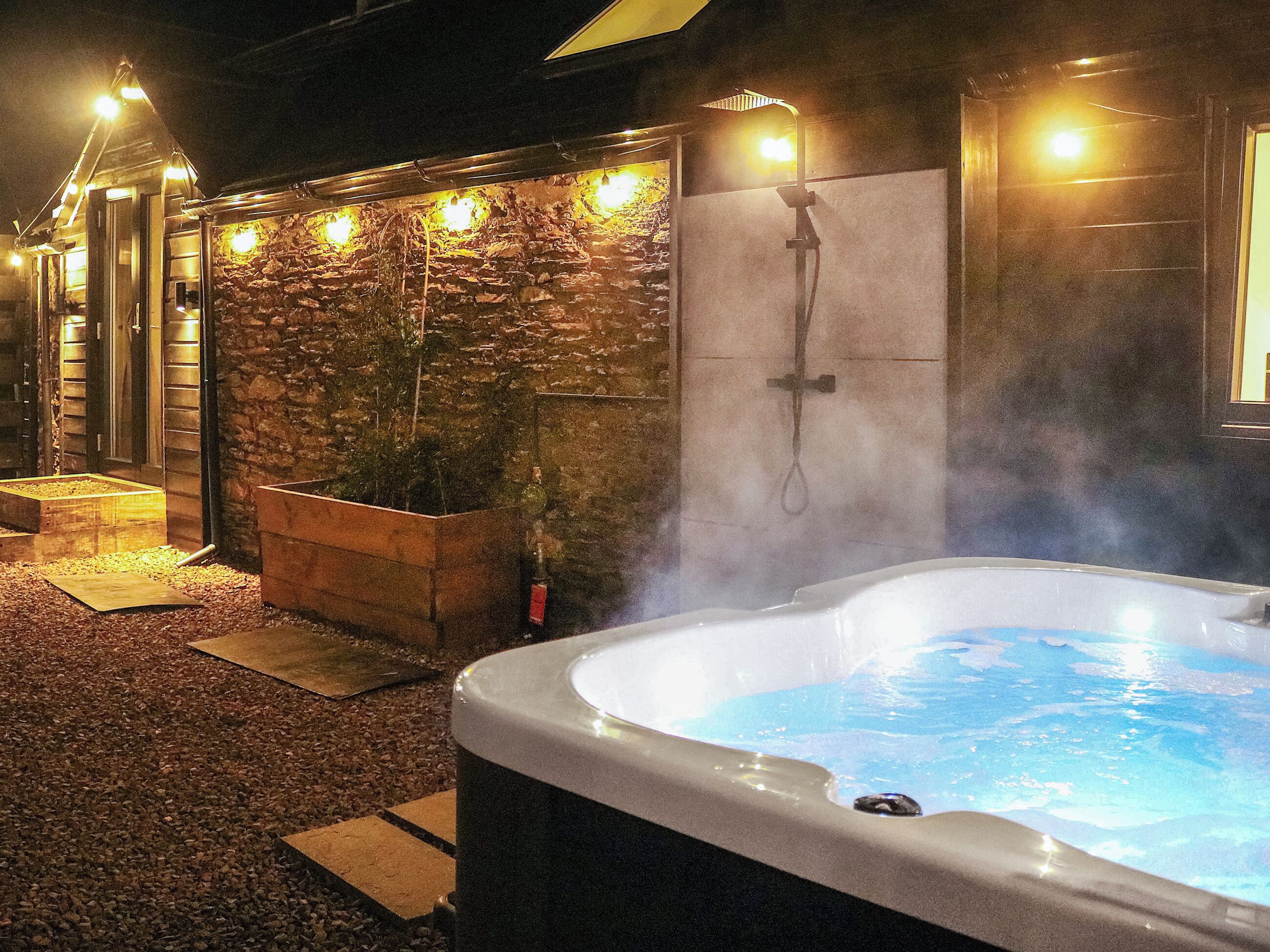 Idromassaggio all'aperto