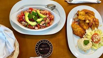 Daily cooked-to-order breakfast for a fee