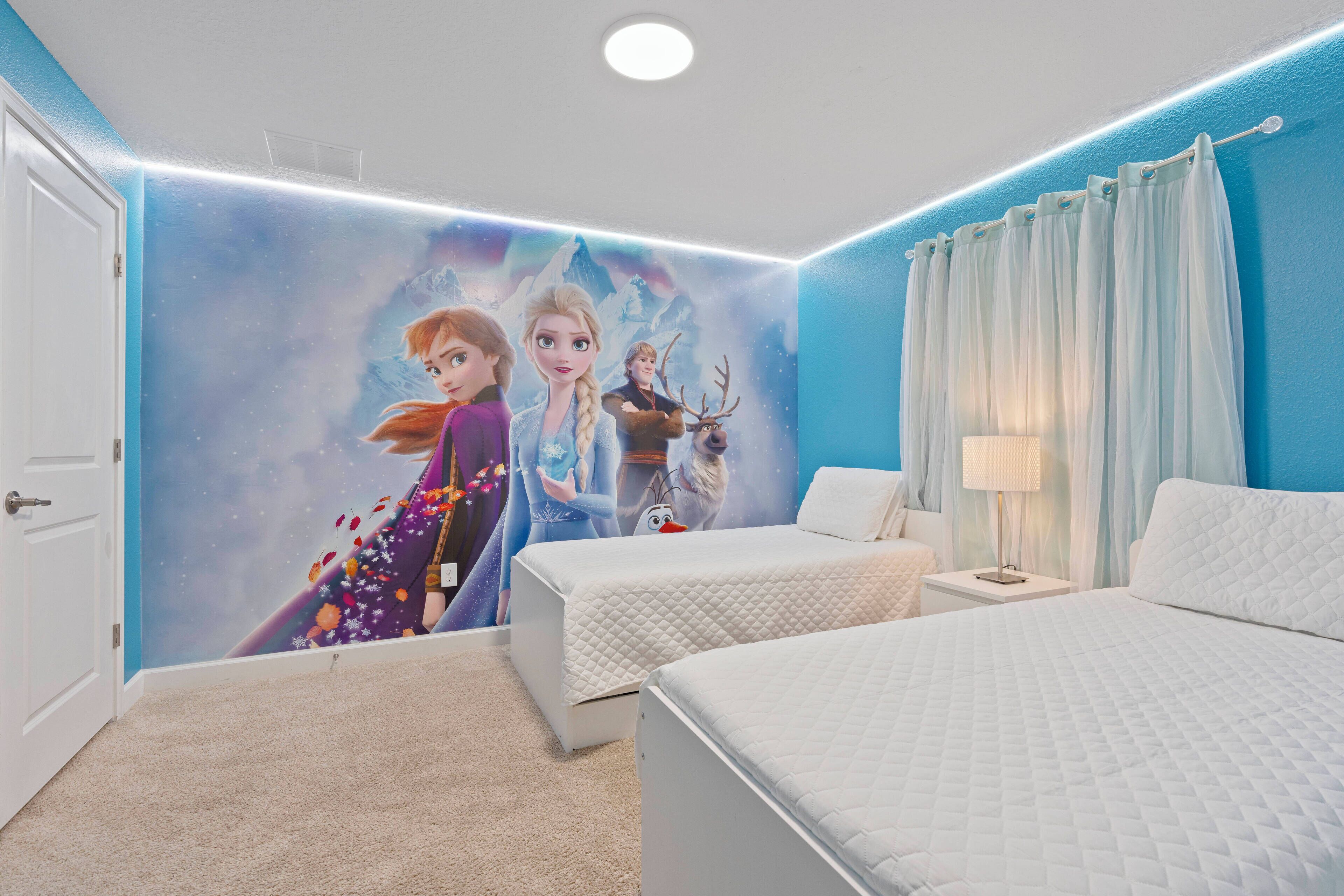 5 室のベッドルーム、WiFi、ベッドシーツ