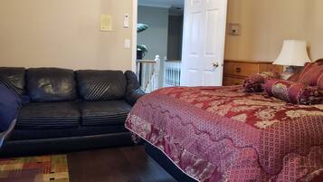 1 slaapkamer, een bureau, gratis wifi, beddengoed