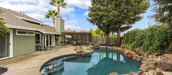 Cozy Folsom Home with Firepit & Pool