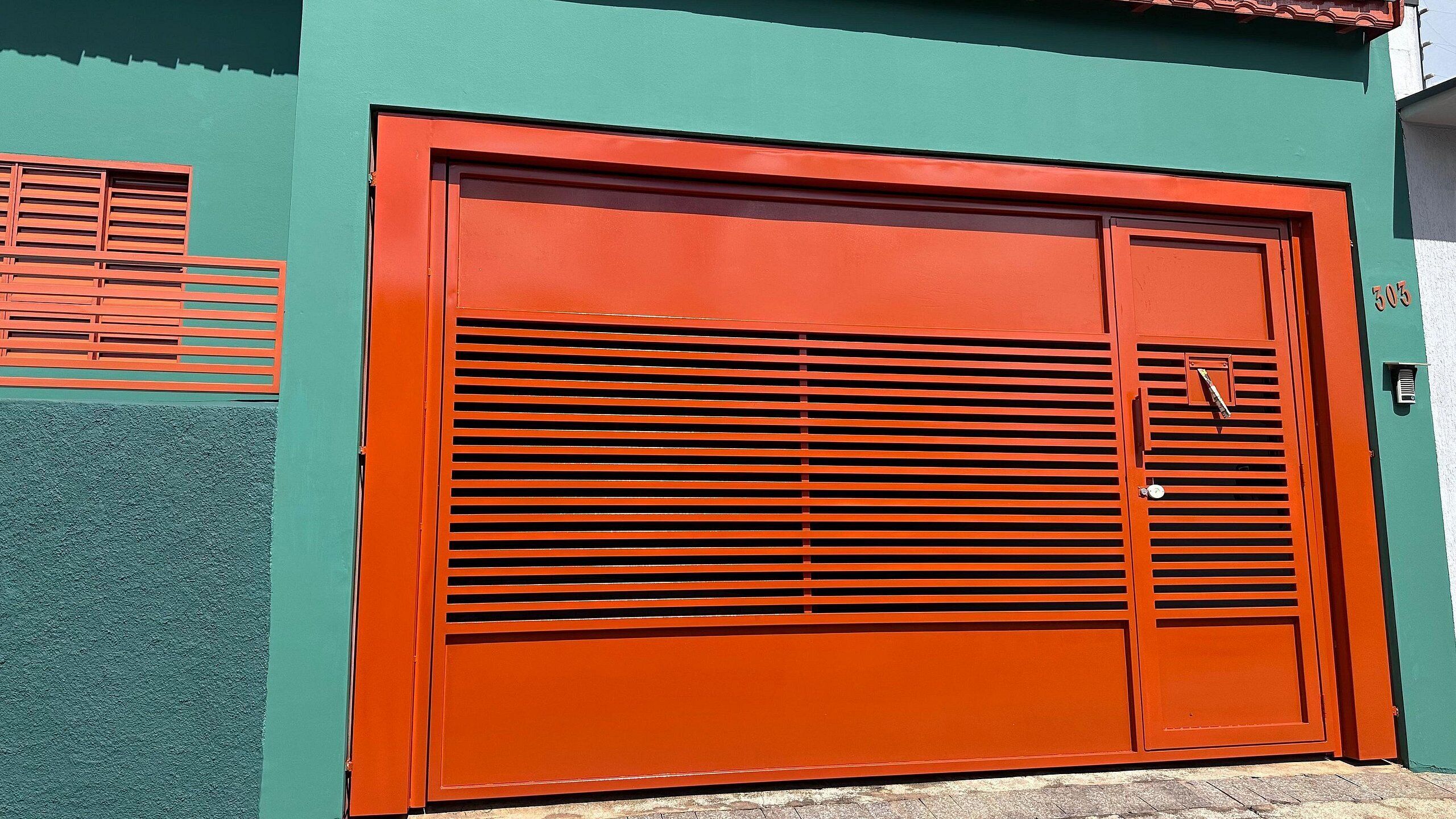 Vila básica | Detalhe da fachada