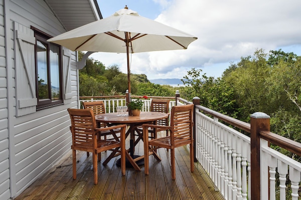 Decking | Catkin Lodge - Lunga Estate Lodges, Craobh Haven