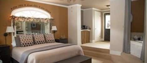 1 bedroom, iron/ironing board, Internet, bed sheets