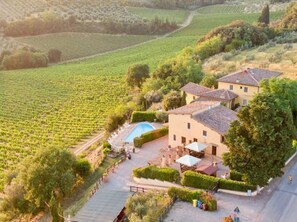 Exterior - Home with pool and views in Chianti near Florence (Noce)