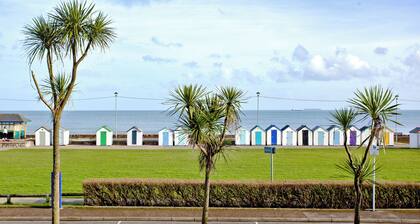 Delightful apartment with panoramic sea views and the beach only 50 yards away.