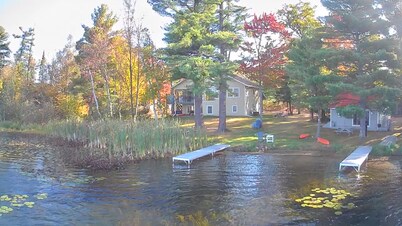 New Lake Home w Water Toys & Game Rm! In Town & On Snowmobile Trails