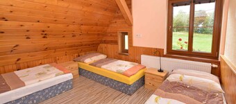 Cottage with a view of the Jizera Mountains