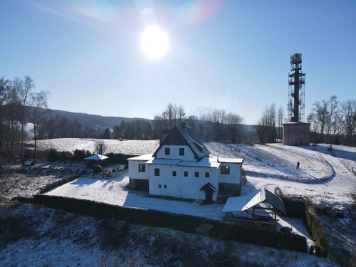 Cottage with a view of the Jizera Mountains