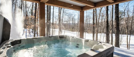Baignoire à remous extérieure