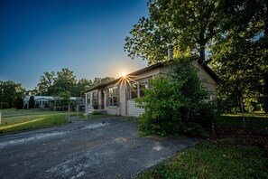 Exterior - New River Gorge Home | Fire Pit, Fenced Yard | Pet-Friendly Basecamp, WV (Oak Hill)