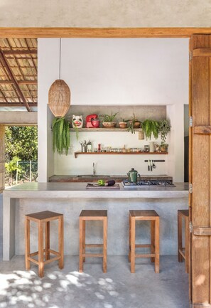 Comfort House | Private kitchen - Casa Canoa (Maraú)