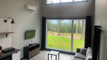 Télévision, cheminée