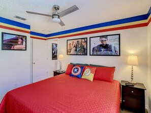 5 bedrooms, desk, travel crib, free WiFi