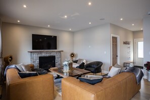 TV connectée, cheminée
