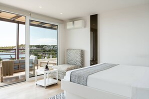 1 bedroom, iron/ironing board, free WiFi, bed sheets - Athens Riviera Bay View Suite By The Olon (Vouliagmeni)