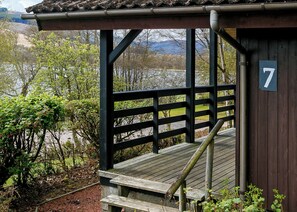 Property grounds - Comfortable lodge with one double and one twin. (Lochearnhead, Perthshire)