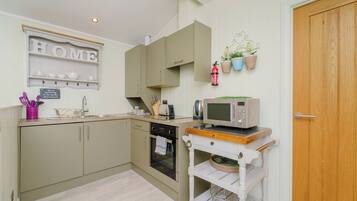 Fridge, oven, stovetop, toaster