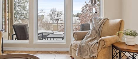 Smart TV, chimenea