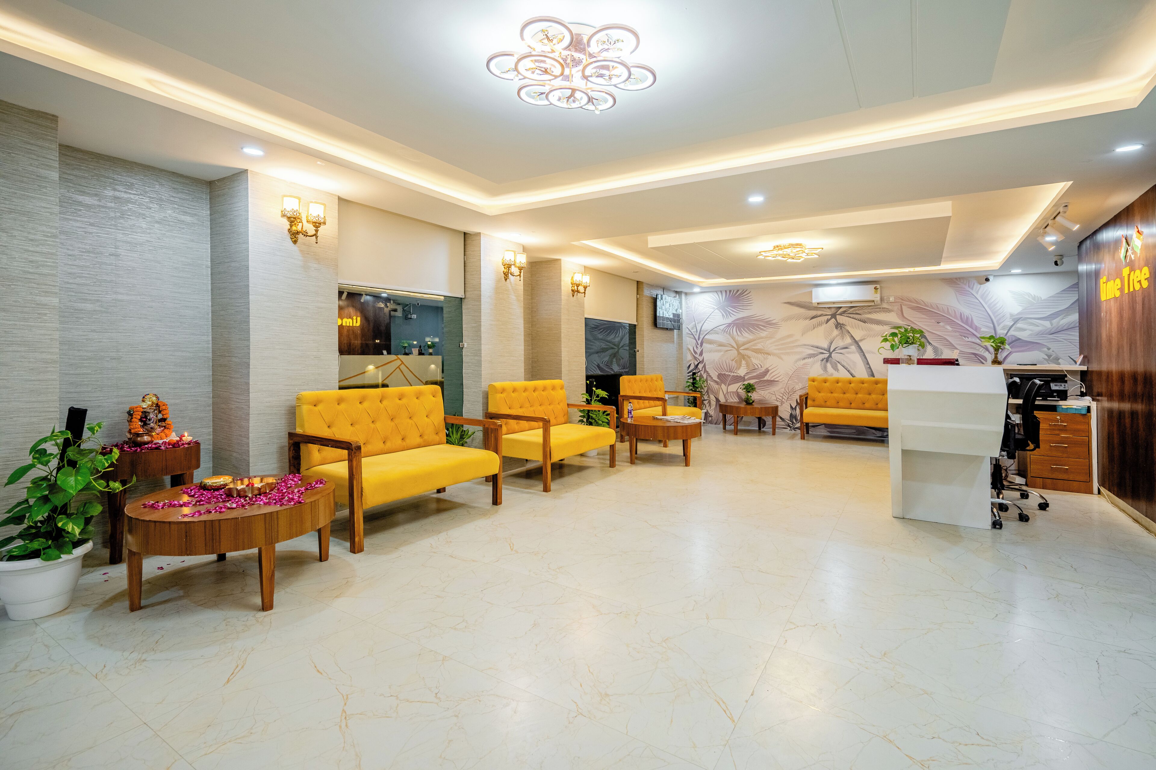 Sala de estar en el lobby