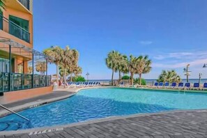Indoor pool - Oceanfront Studio • Pet Friendly • Balcony + Pools (Myrtle Beach)