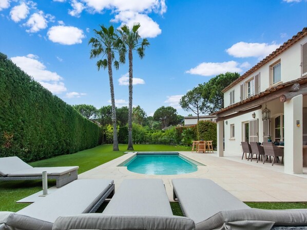 Una piscina riscaldata