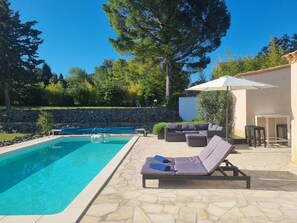 Una piscina riscaldata