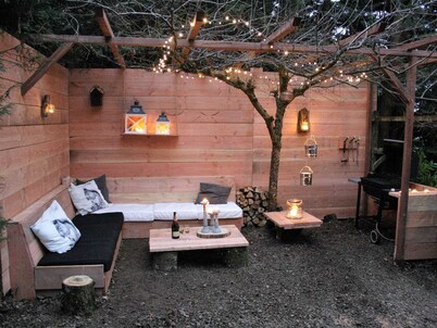 Poolside Bliss Near Lake