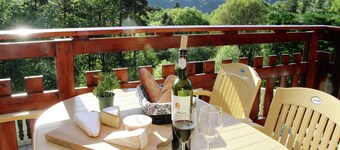 Poolside Bliss Near Lake