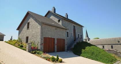 Stone House in Durbuy with Sauna & Garden Views