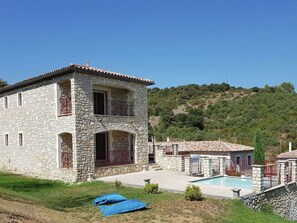 Exterior - Cosy holiday home with views and private pool (Saint-Ambroix)