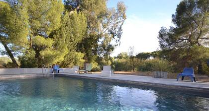 Appartement avec piscine au coeur des vignes