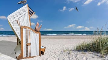 Vlak bij het strand
