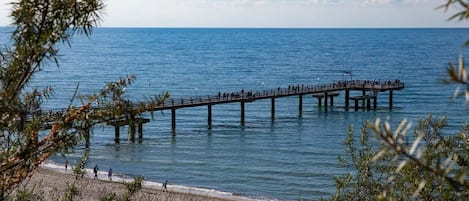 靠近海滩